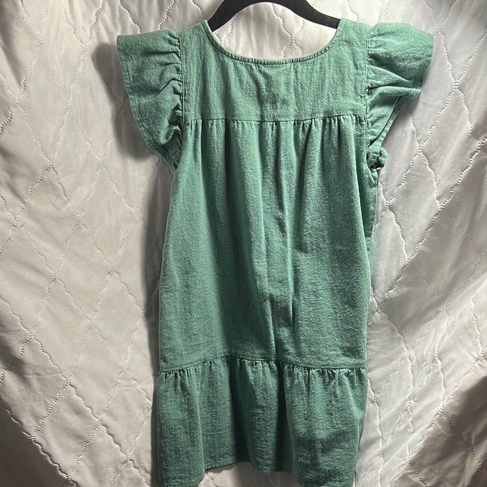 Cat & Jack Green Ruffled Smocked Sundress - Picture 5 of 5